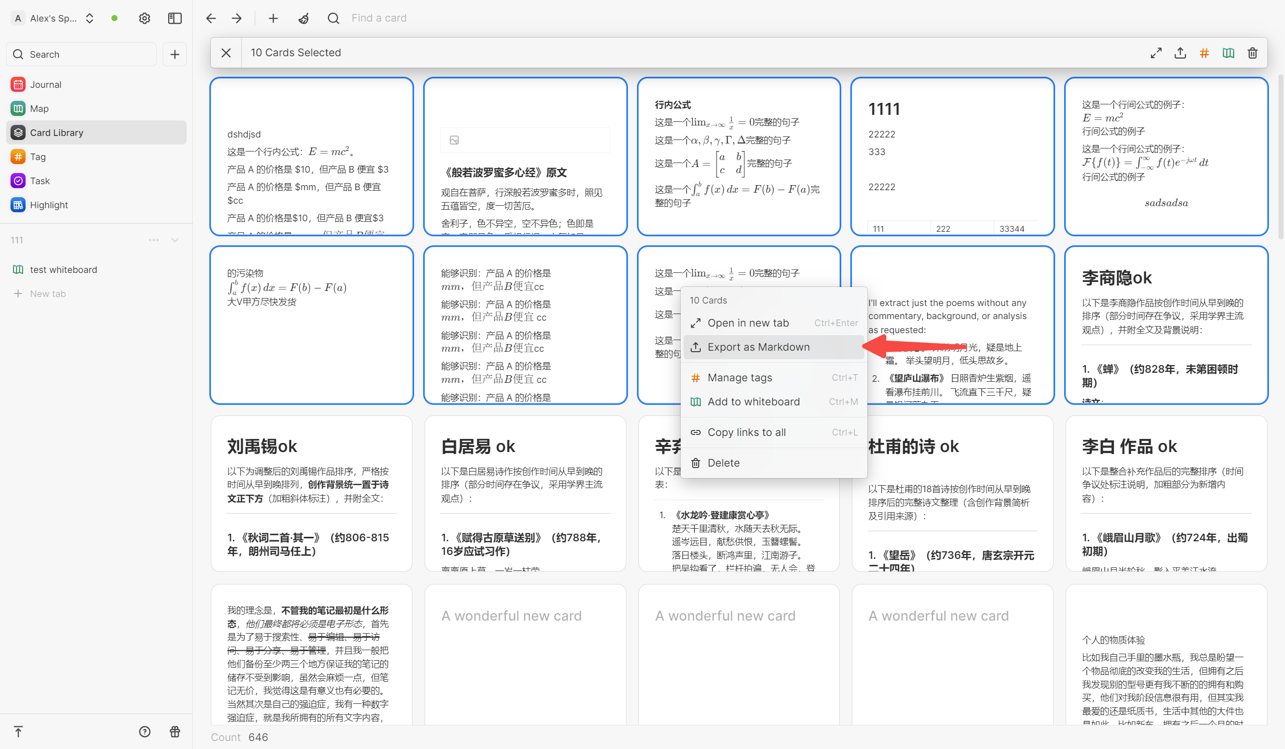import notes